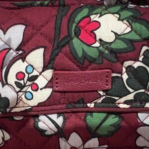 Vera Bradley Floral Quilted Bag - Red and Green